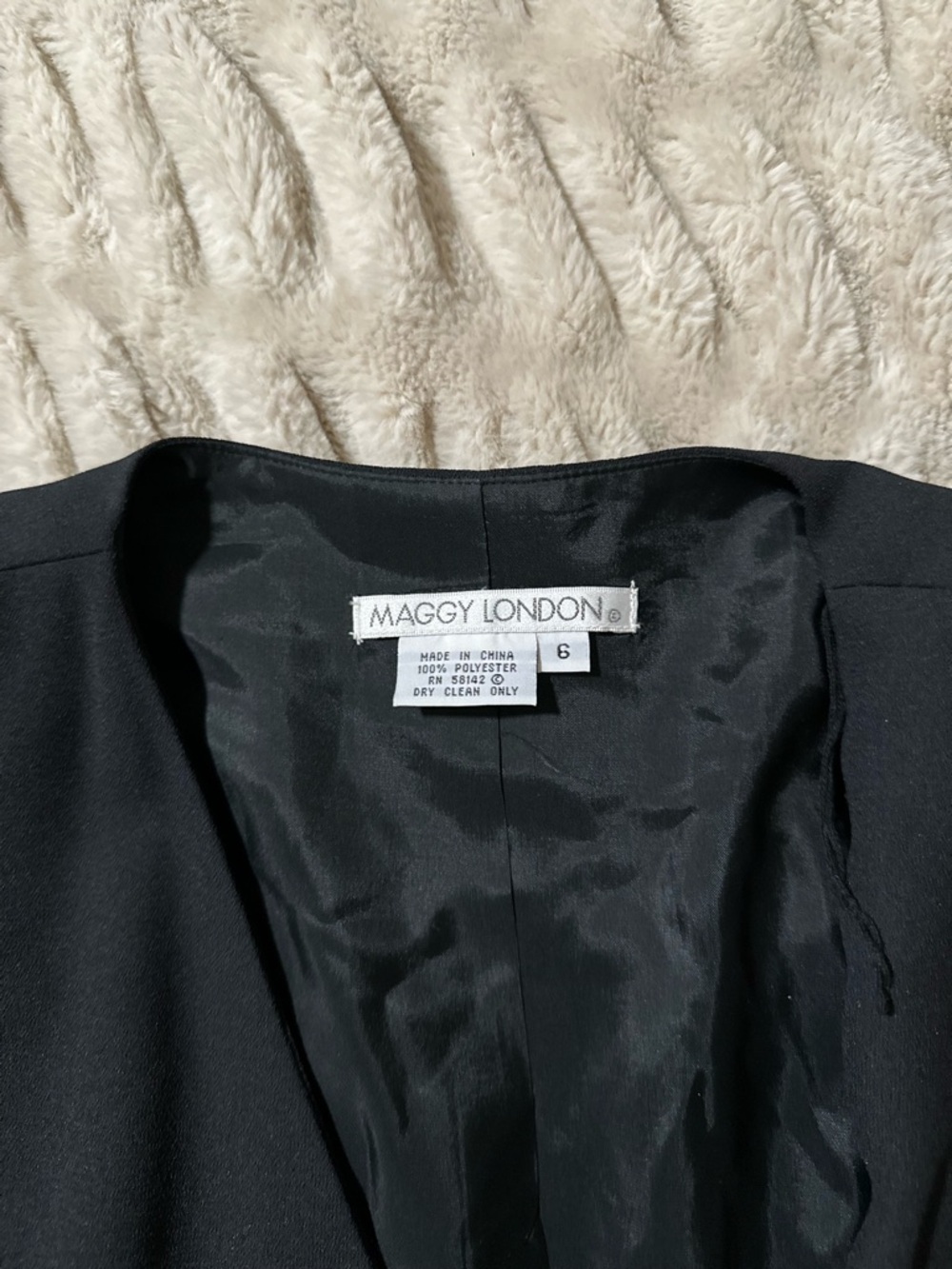 Maggy London Black Tailored dress